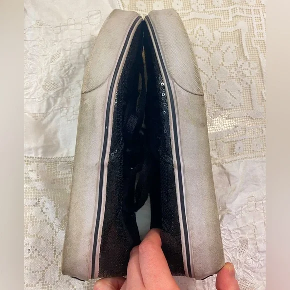 Black sequin vans - Picture 6 of 6